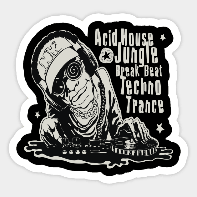 DJ Sticker by vanpaul54